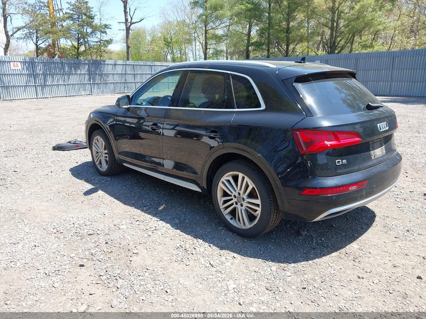 2018 Audi Q5 VIN WA1BNAFY4J2029711 IAAI salvage auction — RIGHT SIDE, Salvage (New Jersey), sold $4,800 on 2026-07-29 (photo 3)