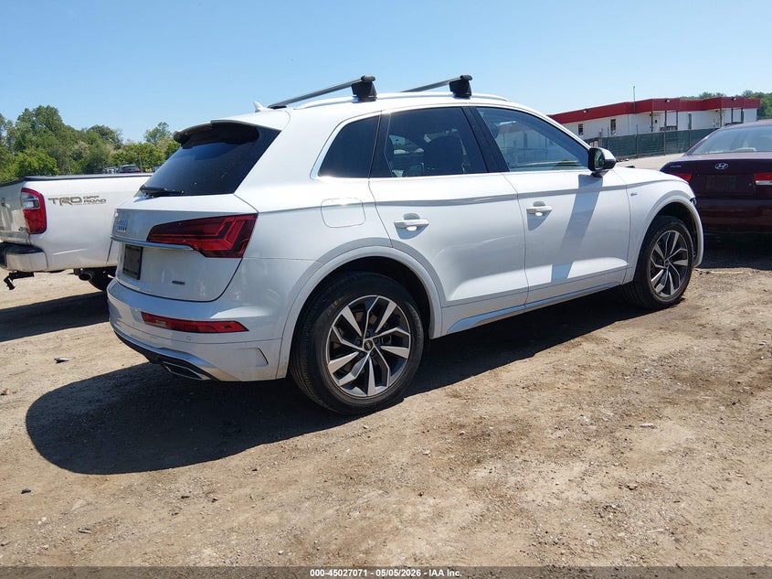 2022 Audi Q5 VIN WA1EAAFY9N2076005 IAAI salvage auction — FRONT END, Salvage - Greater Than 75% (Maryland), sold $13,400 on 2026-08-01 (photo 4)