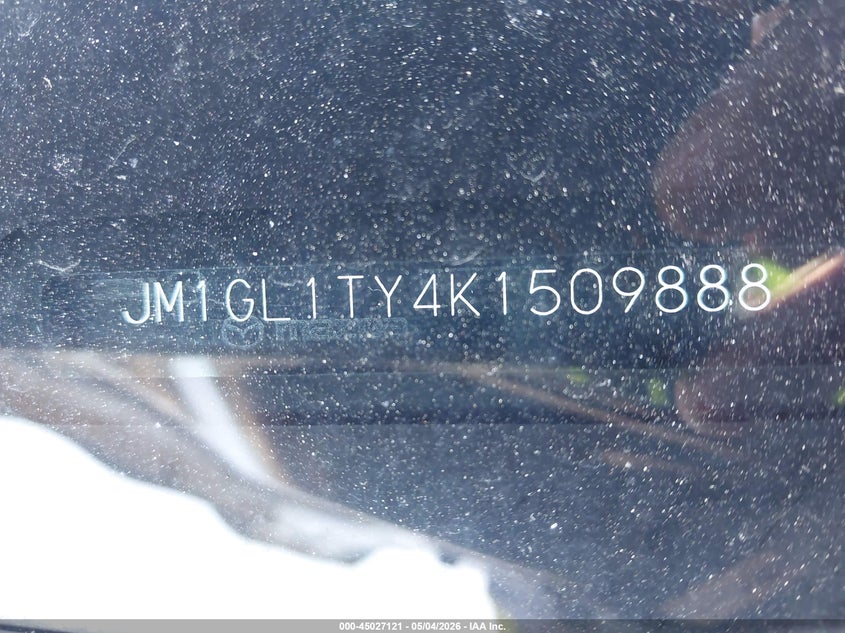 2019 Mazda 6 VIN JM1GL1TY4K1509888 IAAI salvage auction — LEFT SIDE, Salvage (Rhode Island), sold $3,100 on 2026-07-07 (photo 9)