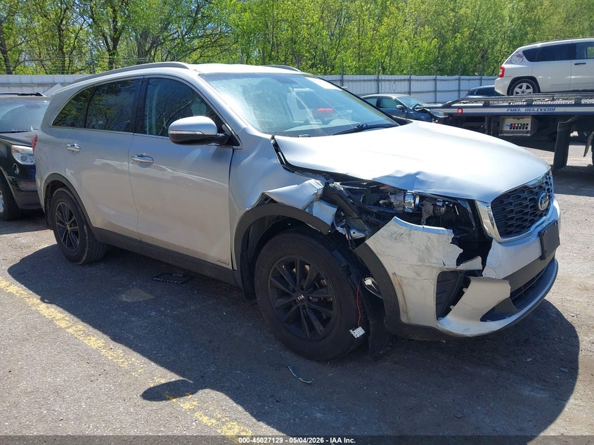 2019 Kia Sorento VIN 5XYPGDA39KG574670 IAAI salvage auction — RIGHT FRONT, Clear (Michigan), sold $3,500 on 2026-07-20 (photo 1)