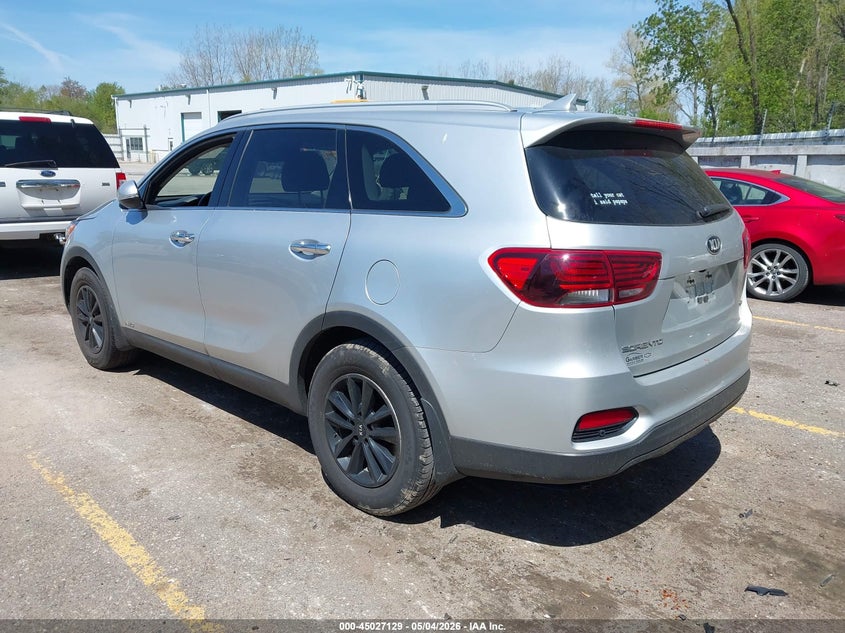 2019 Kia Sorento VIN 5XYPGDA39KG574670 IAAI salvage auction — RIGHT FRONT, Clear (Michigan), sold $3,500 on 2026-07-20 (photo 3)