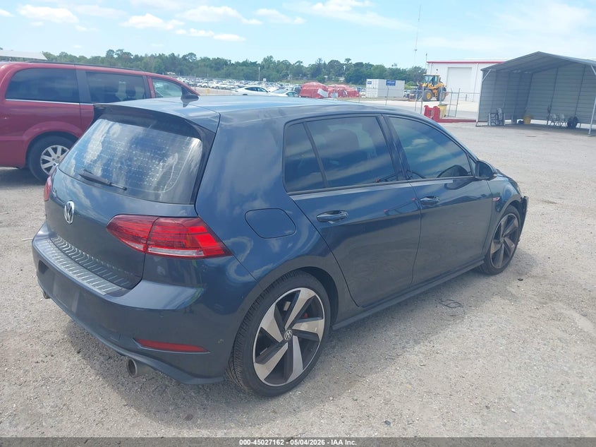 2019 Volkswagen Golf gti VIN 3VW6T7AU3KM028304 IAAI salvage auction — FRONT END, Rebuildable (Florida), sold $7,775 on 2026-09-03 (photo 4)