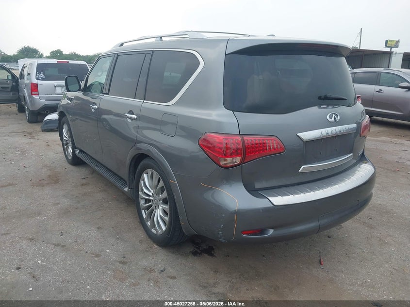 2015 Infiniti Qx80 VIN JN8AZ2NC3F9370618 IAAI salvage auction — FRONT END, Original (Texas), sold $3,075 on 2026-07-22 (photo 3)