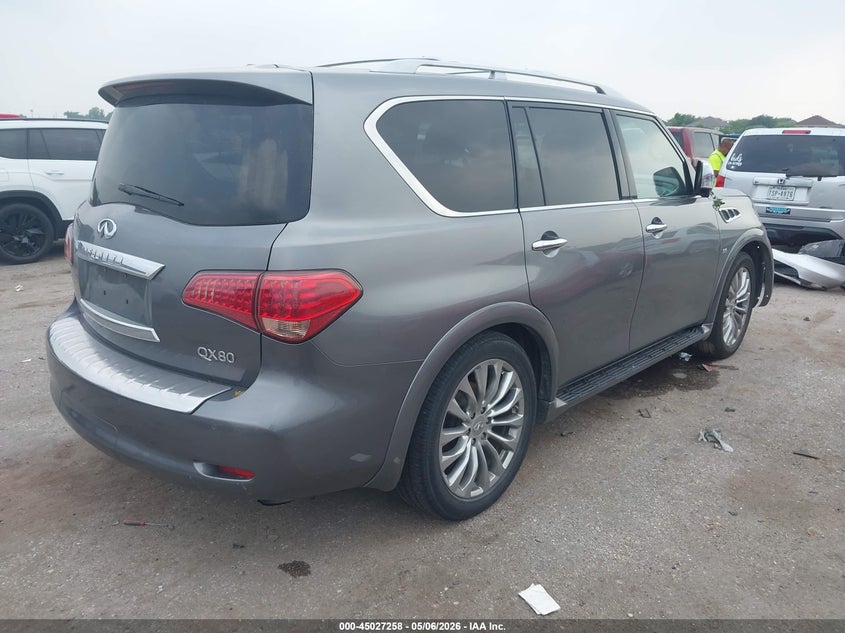 2015 Infiniti Qx80 VIN JN8AZ2NC3F9370618 IAAI salvage auction — FRONT END, Original (Texas), sold $3,075 on 2026-07-22 (photo 4)