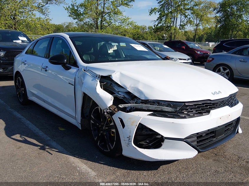 2022 Kia K5 VIN 5XXG64J21NG088776 IAAI salvage auction — RIGHT FRONT, Salvage Title, sold $3,250 on 2026-07-27 (photo 1)