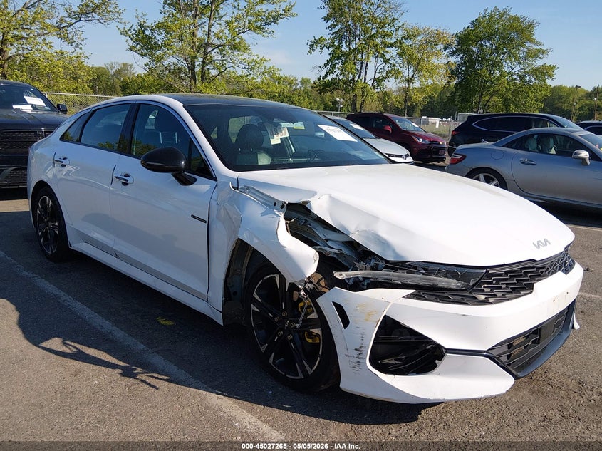 2022 Kia K5 VIN 5XXG64J21NG088776 IAAI salvage auction — RIGHT FRONT, Salvage Title, sold $3,250 on 2026-07-27 (photo 6)