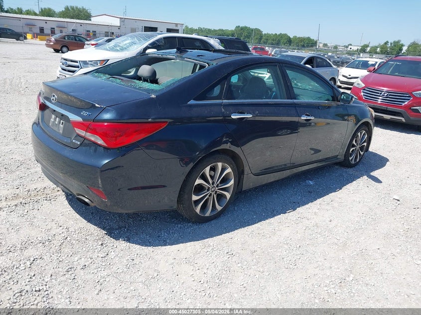 2014 Hyundai Sonata VIN 5NPEC4AB0EH842898 IAAI salvage auction — NORMAL WEAR, Clear (Montana), sold $600 on 2026-07-06 (photo 4)