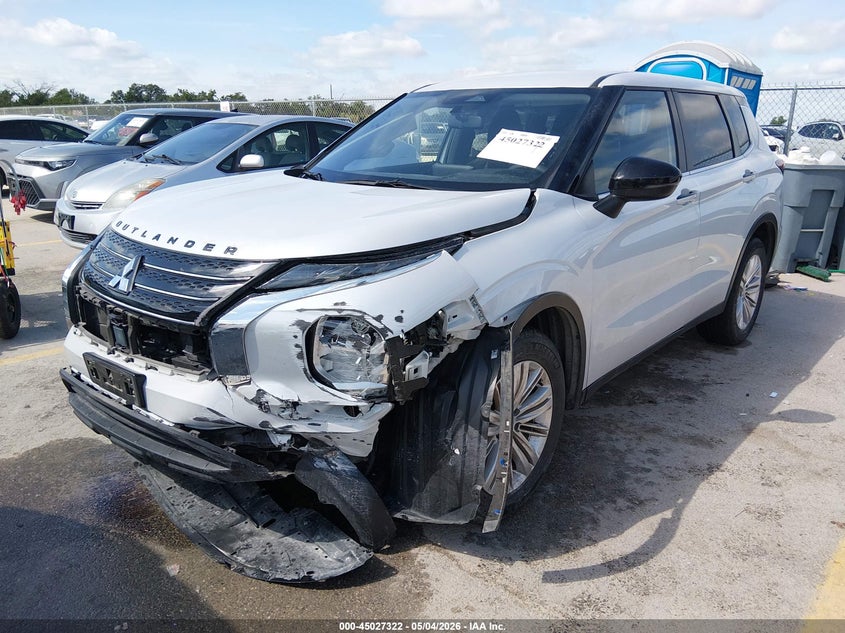 2024 Mitsubishi Outlander VIN JA4J3UA83RZ016493 IAAI salvage auction — FRONT END, Salvage (Texas), sold $6,000 on 2026-07-16 (photo 2)