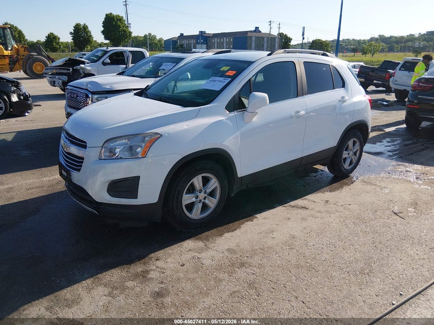 2016 Chevrolet Trax VIN KL7CJLSB8GB544560 IAAI salvage auction — RIGHT FRONT, Salvage (Missouri), sold $1,200 on 2026-07-28 (photo 2)