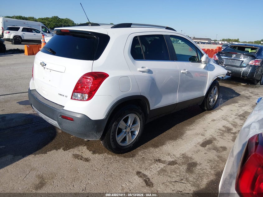 2016 Chevrolet Trax VIN KL7CJLSB8GB544560 IAAI salvage auction — RIGHT FRONT, Salvage (Missouri), sold $1,200 on 2026-07-28 (photo 4)