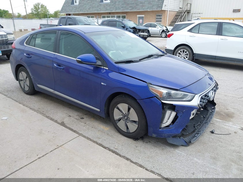 2020 Hyundai Ioniq VIN KMHC75LCXLU189664 IAAI salvage auction — FRONT END, Salvage (Illinois), sold $1,850 on 2026-07-21 (photo 1)
