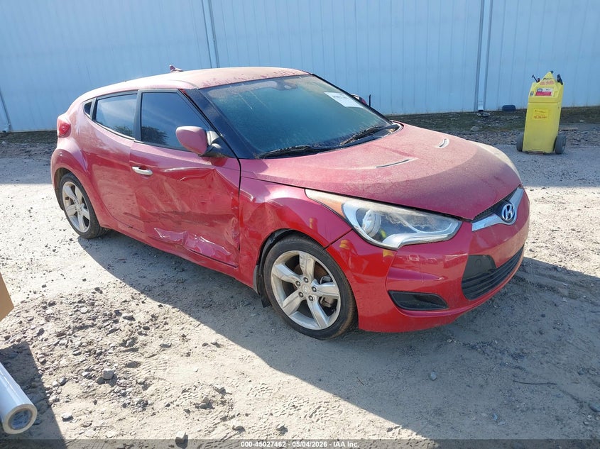2014 Hyundai Veloster VIN KMHTC6AD2EU215772 IAAI salvage auction — SIDE, Repossession Paperwork (Georgia), sold $375 on 2026-07-16 (photo 1)