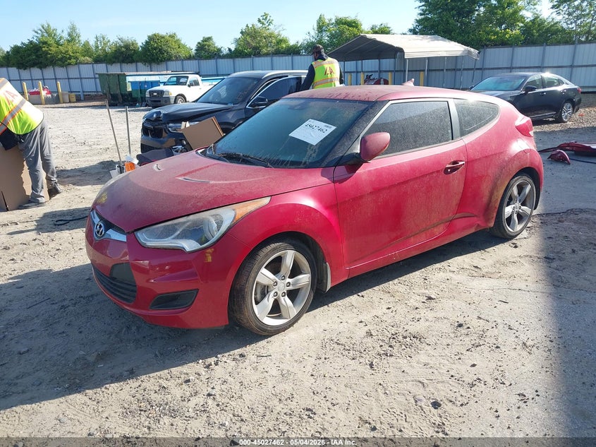 2014 Hyundai Veloster VIN KMHTC6AD2EU215772 IAAI salvage auction — SIDE, Repossession Paperwork (Georgia), sold $375 on 2026-07-16 (photo 2)