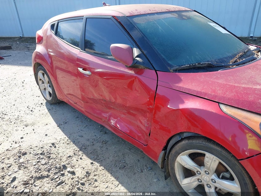 2014 Hyundai Veloster VIN KMHTC6AD2EU215772 IAAI salvage auction — SIDE, Repossession Paperwork (Georgia), sold $375 on 2026-07-16 (photo 6)
