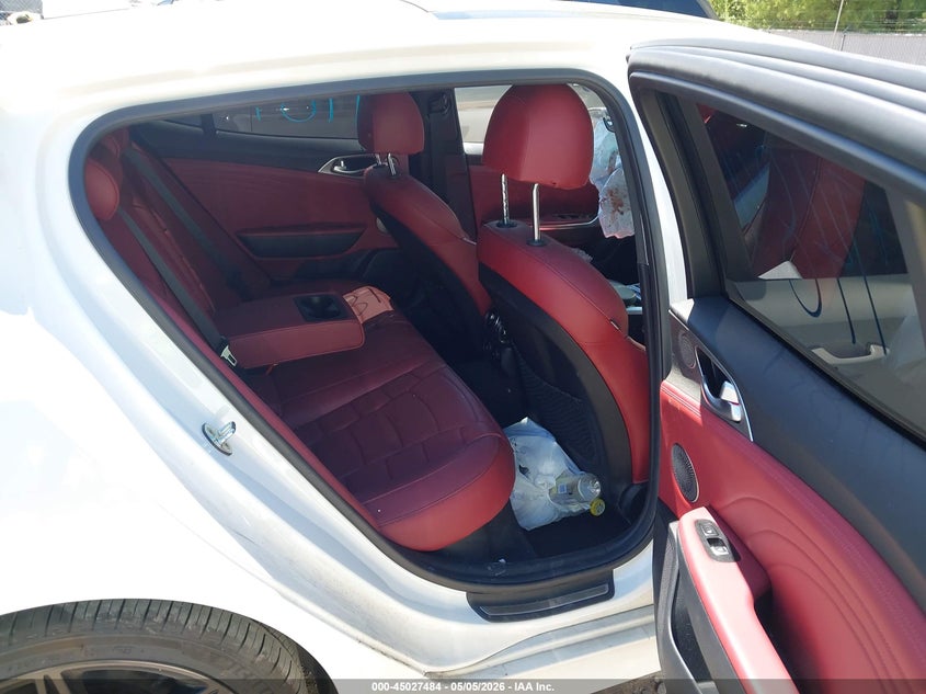 2023 Kia Stinger VIN KNAE55LCXP6127319 IAAI salvage auction — BIOHAZARD/CHEMICAL, Salvage Title, sold $6,200 on 2026-07-09 (photo 8)