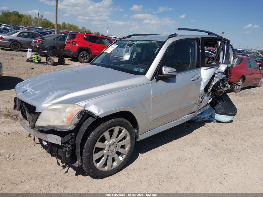 2012 Mercedes-benz Glk-klasse VIN WDCGG8HB6CF766289 IAAI salvage auction — LEFT REAR, Salvage (Pennsylvania), sold $700 on 2026-07-15 (photo 2)