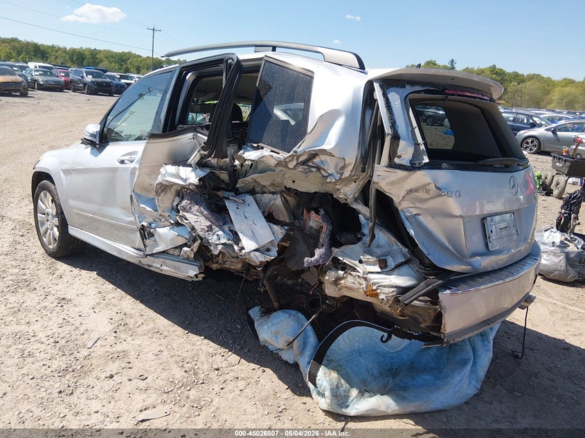 2012 Mercedes-benz Glk-klasse VIN WDCGG8HB6CF766289 IAAI salvage auction — LEFT REAR, Salvage (Pennsylvania), sold $700 on 2026-07-15 (photo 3)