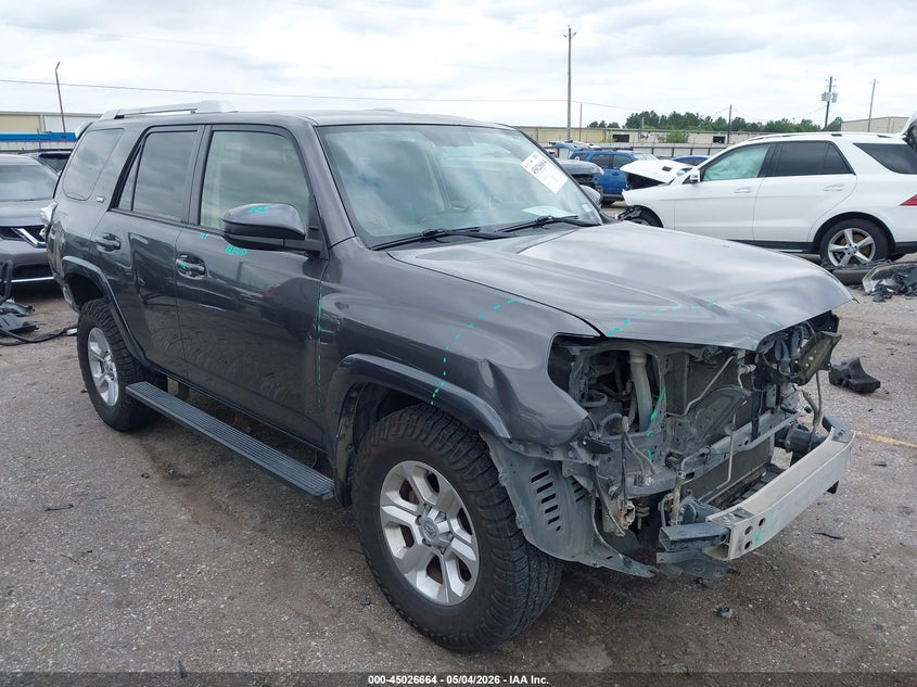 2016 Toyota 4runner VIN JTEZU5JR7G5143400 IAAI salvage auction — FRONT & REAR, Original (Texas), sold $8,325 on 2026-07-08 (photo 1)
