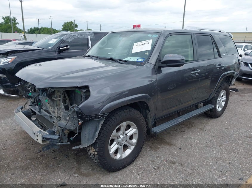 2016 Toyota 4runner VIN JTEZU5JR7G5143400 IAAI salvage auction — FRONT & REAR, Original (Texas), sold $8,325 on 2026-07-08 (photo 2)