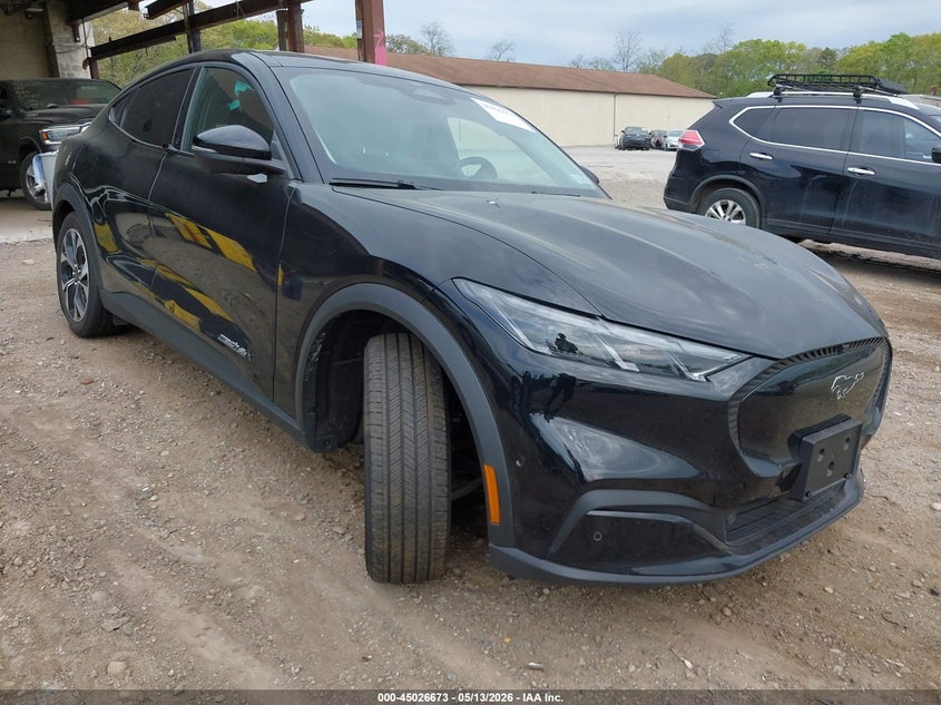 2024 Ford Mustang mach-e VIN 3FMTK1SU9RMA08746 IAAI salvage auction — LEFT SIDE, Mv-907A (New York), sold $9,200 on 2026-07-30 (photo 1)