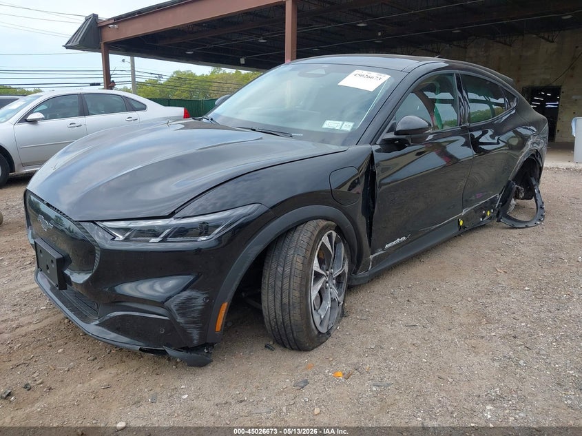 2024 Ford Mustang mach-e VIN 3FMTK1SU9RMA08746 IAAI salvage auction — LEFT SIDE, Mv-907A (New York), sold $9,200 on 2026-07-30 (photo 2)