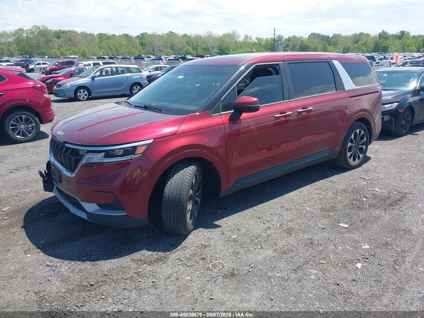 2024 Kia Carnival VIN KNDNC5H37R6339390 IAAI salvage auction — FRONT END, Salvage - 75% Or Less (Maryland), sold $6,950 on 2026-07-27 (photo 2)
