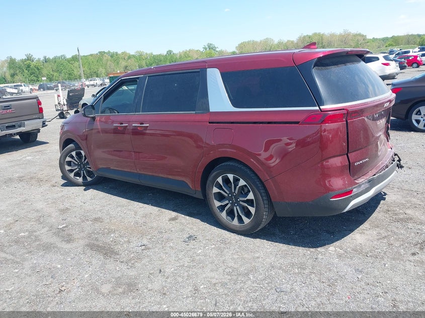 2024 Kia Carnival VIN KNDNC5H37R6339390 IAAI salvage auction — FRONT END, Salvage - 75% Or Less (Maryland), sold $6,950 on 2026-07-27 (photo 3)