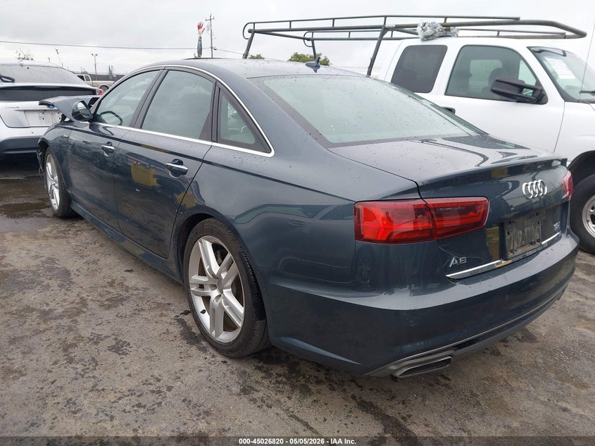 2016 Audi A6 VIN WAUFGAFC1GN131090 IAAI salvage auction — FRONT END, Salvage (California), sold $100 on 2026-07-30 (photo 3)