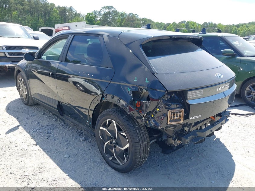 2024 Hyundai Ioniq 5 VIN KM8KN4DE8RU316125 IAAI salvage auction — FRONT & REAR, Salvage (Georgia), sold $9,800 on 2026-07-30 (photo 3)