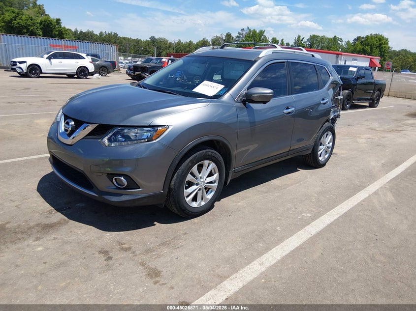 2015 Nissan Rogue VIN KNMAT2MT0FP575372 IAAI salvage auction — REAR END, Salvage (Mississippi), sold $1,800 on 2026-07-09 (photo 2)