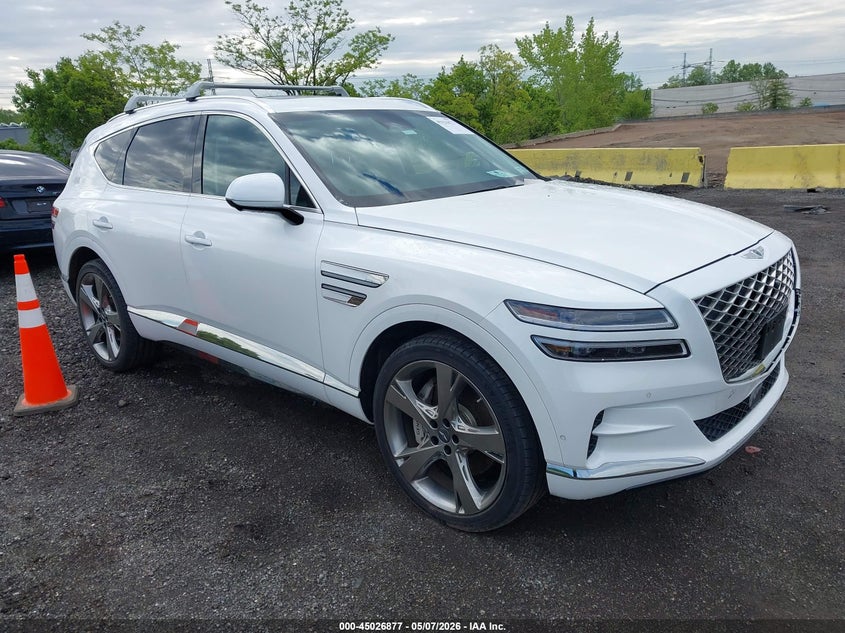 2022 Genesis Gv80 VIN KMUHBDSBXNU097160 IAAI salvage auction — FRONT END, Mv-907A (New York), sold $18,250 on 2026-07-14 (photo 1)
