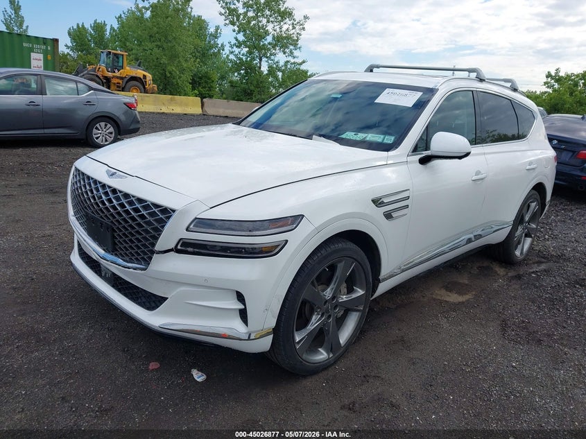 2022 Genesis Gv80 VIN KMUHBDSBXNU097160 IAAI salvage auction — FRONT END, Mv-907A (New York), sold $18,250 on 2026-07-14 (photo 2)