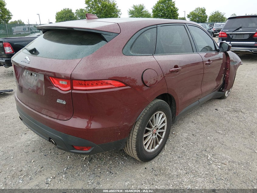 2017 Jaguar F-pace VIN SADCS2BV7HA061948 IAAI salvage auction — FRONT END, Salvage (Pennsylvania), sold $3,800 on 2026-07-10 (photo 4)