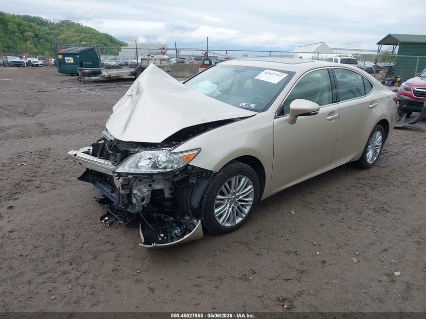 2013 Lexus ES VIN JTHBK1GG9D2014841 IAAI salvage auction — FRONT END, Salvage (Pennsylvania), sold $2,500 on 2026-07-14 (photo 2)