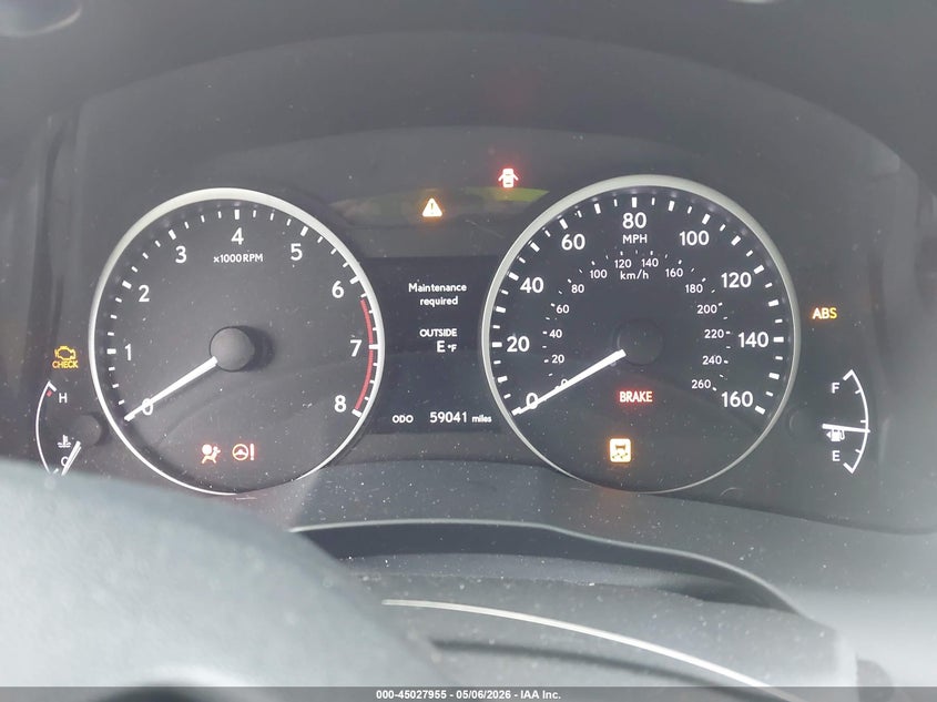 2013 Lexus ES VIN JTHBK1GG9D2014841 IAAI salvage auction — FRONT END, Salvage (Pennsylvania), sold $2,500 on 2026-07-14 (photo 7)