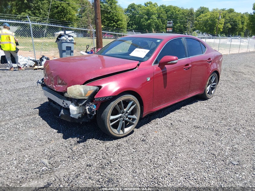 2012 Lexus Is VIN JTHBF5C20C2102276 IAAI salvage auction — FRONT END, Salvage (South Carolina), sold $325 on 2026-07-14 (photo 2)