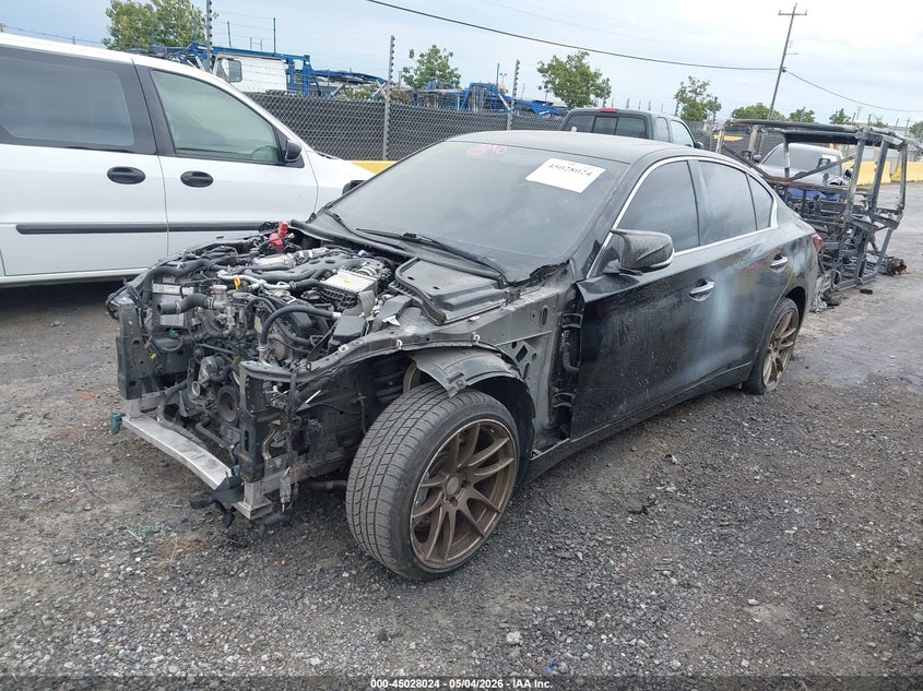 2020 Infiniti Q50 VIN JN1EV7AP4LM204313 IAAI salvage auction — THEFT, Salvage (California), sold $1,925 on 2026-07-16 (photo 2)