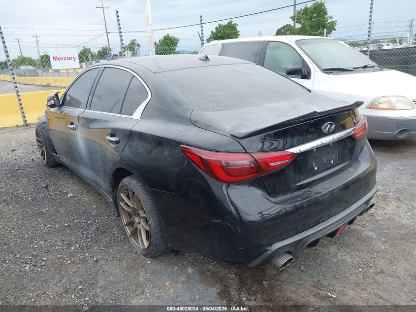 2020 Infiniti Q50 VIN JN1EV7AP4LM204313 IAAI salvage auction — THEFT, Salvage (California), sold $1,925 on 2026-07-16 (photo 3)