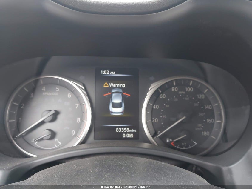 2020 Infiniti Q50 VIN JN1EV7AP4LM204313 IAAI salvage auction — THEFT, Salvage (California), sold $1,925 on 2026-07-16 (photo 7)