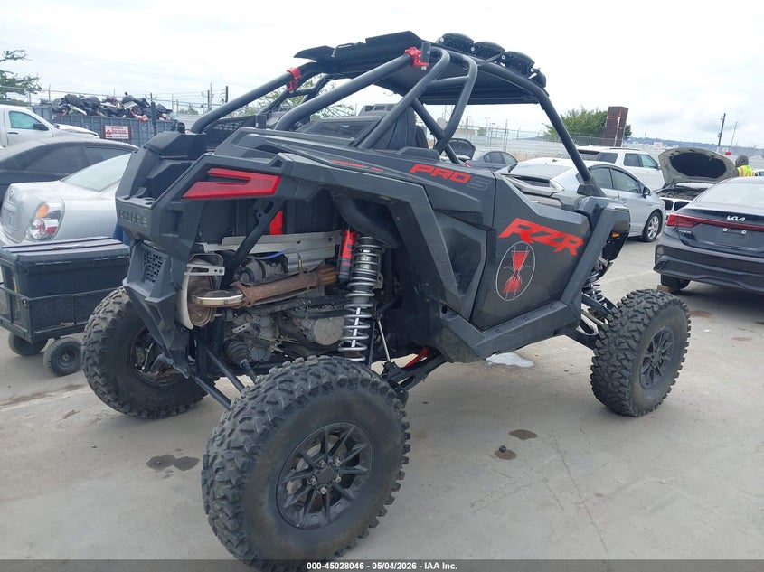 2025 Polaris Rzr VIN 3NSSPD928SG073713 IAAI salvage auction — ROLLOVER, Salvage Title, sold $13,250 on 2026-08-19 (photo 4)