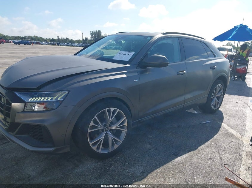 2021 Audi Q8 VIN WA1EVAF17MD028755 IAAI salvage auction — FRONT END, Salvage (Arizona), sold $14,200 on 2026-07-06 (photo 2)