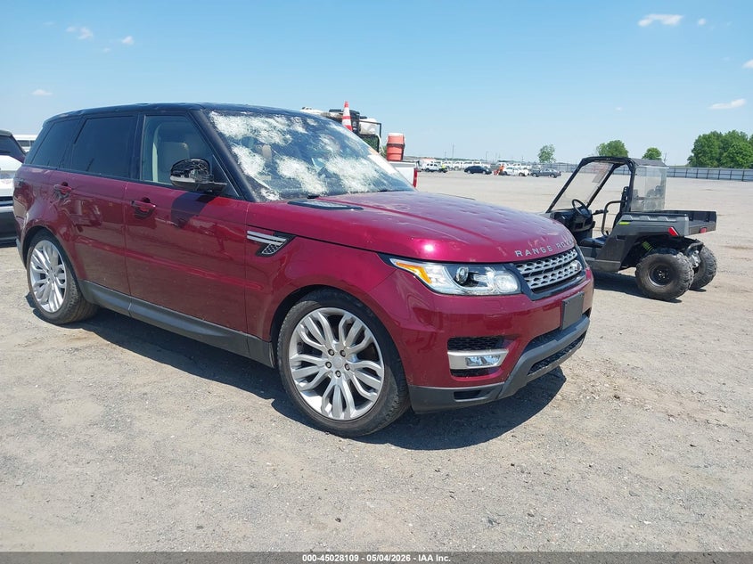 2017 Land rover Range rover sport VIN SALWR2FV5HA141322 IAAI salvage auction — HAIL, Salvage (Arkansas), sold $5,300 on 2026-07-29 (photo 1)