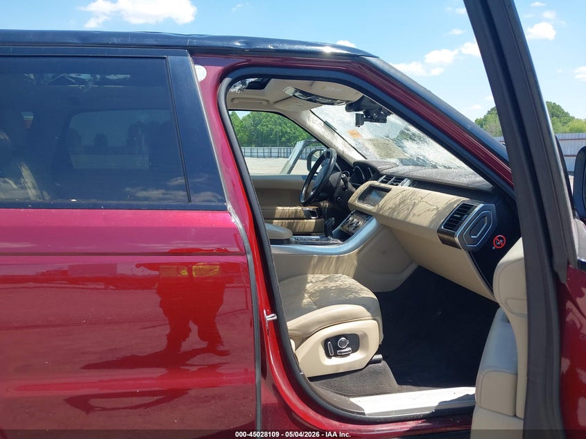 2017 Land rover Range rover sport VIN SALWR2FV5HA141322 IAAI salvage auction — HAIL, Salvage (Arkansas), sold $5,300 on 2026-07-29 (photo 5)