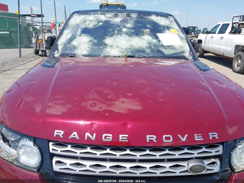 2017 Land rover Range rover sport VIN SALWR2FV5HA141322 IAAI salvage auction — HAIL, Salvage (Arkansas), sold $5,300 on 2026-07-29 (photo 6)