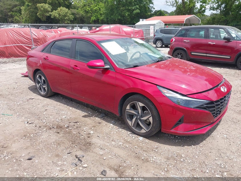 2023 Hyundai Elantra VIN KMHLS4AG3PU485498 IAAI salvage auction — LEFT SIDE, Salvage (Georgia), sold $5,050 on 2026-07-10 (photo 1)