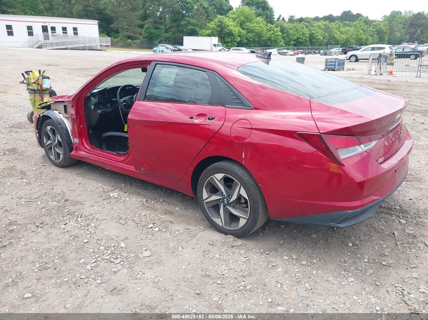 2023 Hyundai Elantra VIN KMHLS4AG3PU485498 IAAI salvage auction — LEFT SIDE, Salvage (Georgia), sold $5,050 on 2026-07-10 (photo 3)