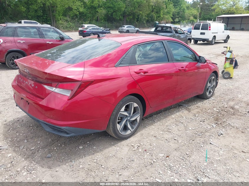 2023 Hyundai Elantra VIN KMHLS4AG3PU485498 IAAI salvage auction — LEFT SIDE, Salvage (Georgia), sold $5,050 on 2026-07-10 (photo 4)