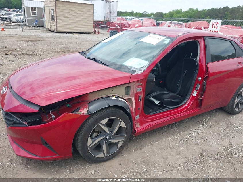 2023 Hyundai Elantra VIN KMHLS4AG3PU485498 IAAI salvage auction — LEFT SIDE, Salvage (Georgia), sold $5,050 on 2026-07-10 (photo 6)