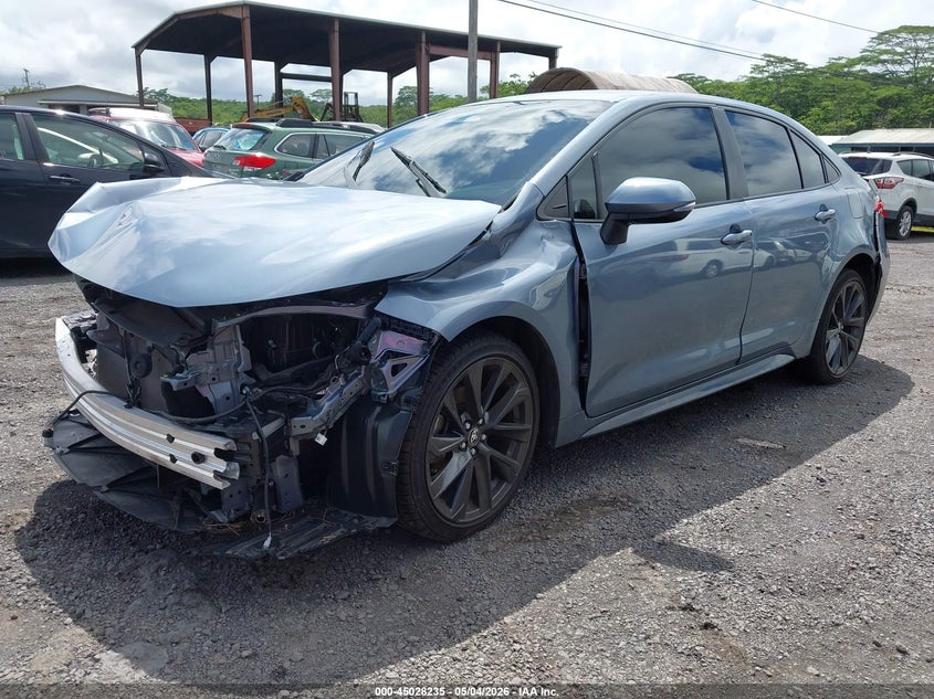 2023 Toyota Corolla VIN JTDS4MCE6P3516769 IAAI salvage auction — FRONT & REAR, Salvage Title, sold $50 on 2026-07-21 (photo 2)