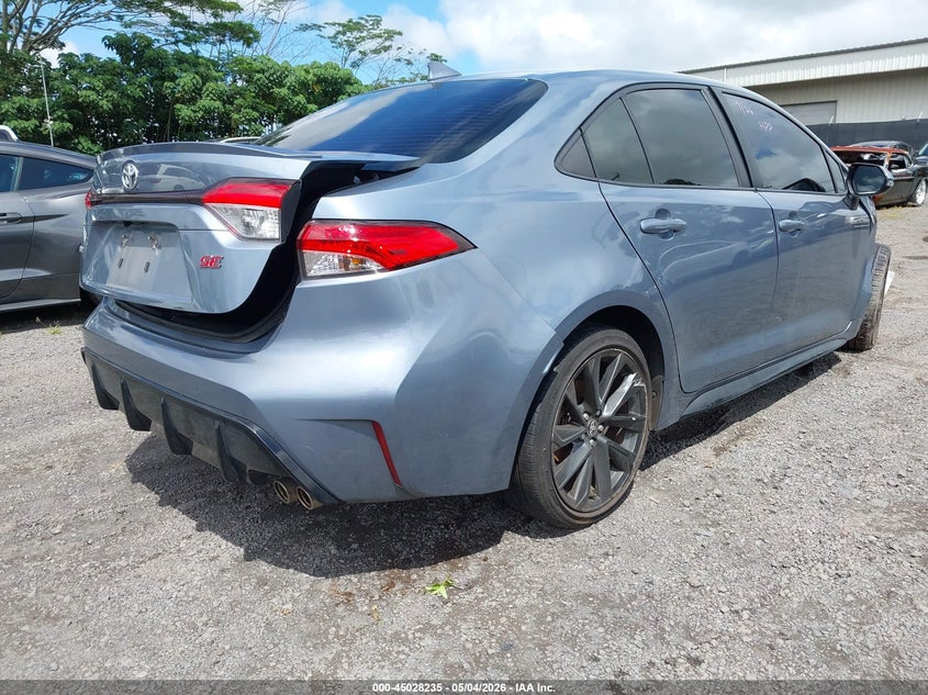 2023 Toyota Corolla VIN JTDS4MCE6P3516769 IAAI salvage auction — FRONT & REAR, Salvage Title, sold $50 on 2026-07-21 (photo 4)